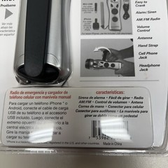 Ready America Emergency Power Station Flashlight Phone Charger Radio