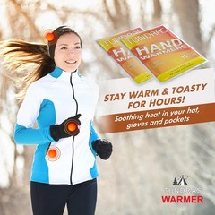 LENTRA 80 Hand Warmers – 11 Hrs Long Lasting, Safe, Odorless, TSA Approved