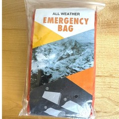 Lightweight Emergency Survival Bag Thermal Mylar Bivy Orange All Weather 36×84