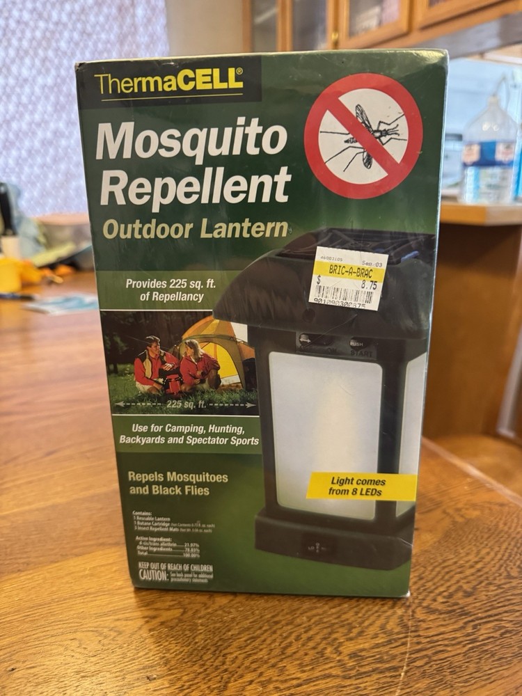 Thermacell Mosquito Repellent Lantern MR9L Sealed NIB