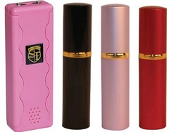 Self Defense Combo-Stun Gun-95M Volts-Emergency Siren-Flqashlight-Pepper spray