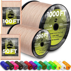 5/32″ Paracord Rope 1000 – 1000Ft / 200Ft / 100Ft / 50Ft – Tactical Parachute Co