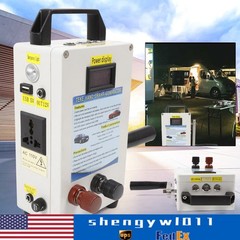 Portable Hand Crank Generator Emergency Power Supply Charger Camping Outdoor USA