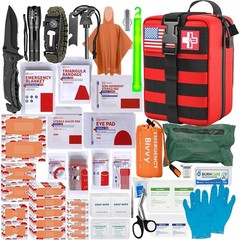 Tactical First Aid Kit Emergency Survival Gear Portable 118 Pieces Outdoors New