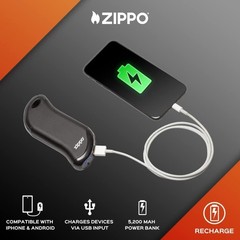 Zippo Heatbank 9s Rechargeable Hand Warmer Black NEW