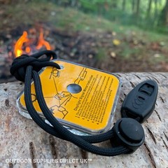 Indestructible Signalling Mirror | EDC Survival Rescue Hiking Military Cadets