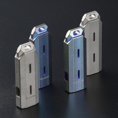 Titanium Alloy EDC Double Tube Whistle Outdoor Survival Tool High Frequency