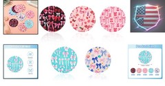 Sweat-Proof Waterproof Sensor Covers – 25 CPS with 5 Unique Styles for Libre 2/3