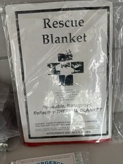 Emergency Survival Blankets (10 MayDay) (9 Mylar Rescue Blanket