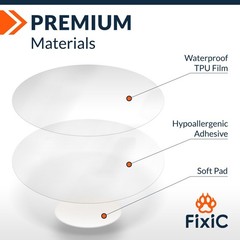 25 Pack Sensor Covers for Libre 3 & Plus – No Glue Center, Pre-Cut, Upgraded Tra