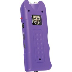 MultiGuard 80 MV Purple Stun Gun 120db Alarm LED Flashlight Built In Charger