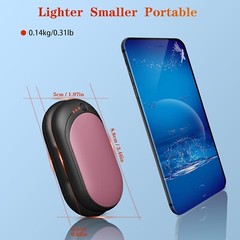 Hand Warmer Electric Set of 2 6000mAH Rechargeable USB 3 Heating Modes 20 Hours C636