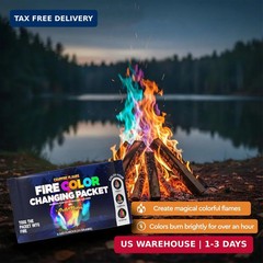 Magic Campfire Fire Color Changing Packets for Fire Pit (25 Pack) Outdoor Firepl