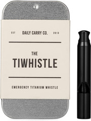Titanium Whistle for Emergency, Camping & Hiking Whistle, Pitched Whistle, Tiny
