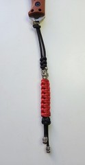 Homemade Keychain Lanyard Medieval Knight Paracord Beads Lanyard 9in length