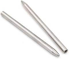 2Pcs Silver 550 Paracord Fids Lacing Stitching Weaving Needles Stainless Stee…