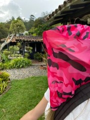 Mosquito Camo Bug Bee Insect Protection Net Head Girls Mesh UV Protection Pink