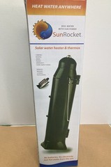 SunRocket Solar Water Heater and Thermos Opened Never Used