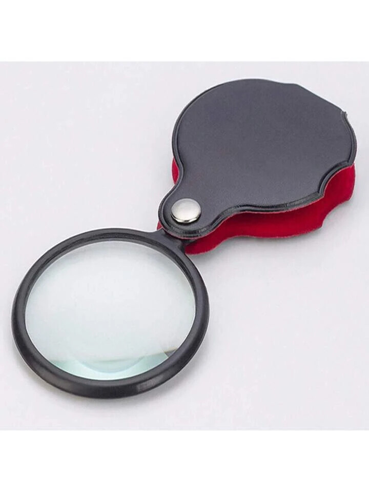 WHOLESALE LOT 24pc Folding Pocket Glass Lens 10x Magnifier Case Survival Outdoor