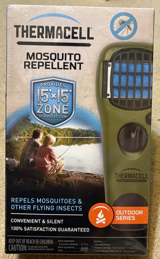 New Thermacell Mosquito Repellent Outdoor Appliance MR-GJ SEALED