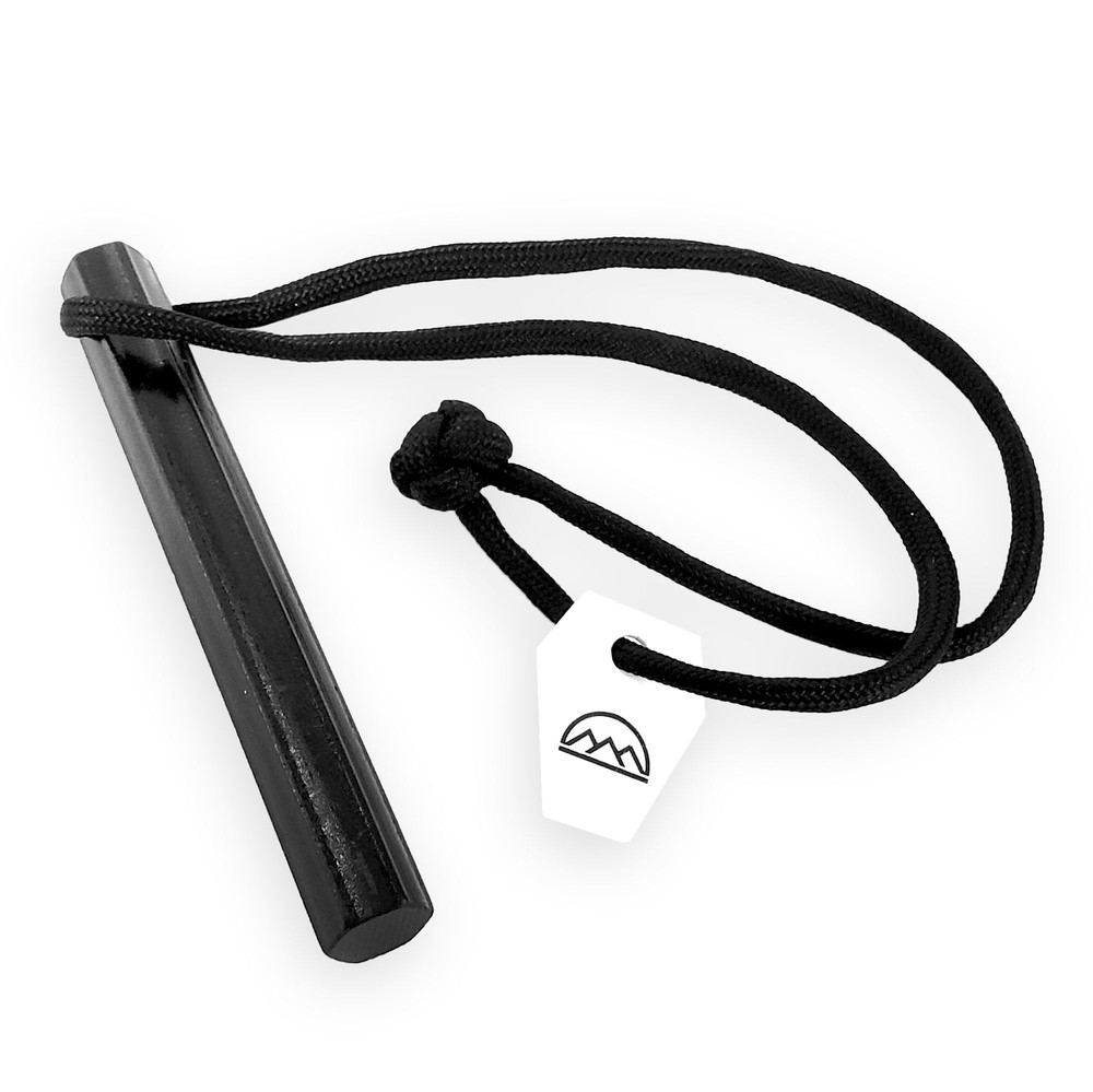 HexaLite «Mini» – Compact Ferro Rod Fire Starter – Hex Shape & Ceramic Striker