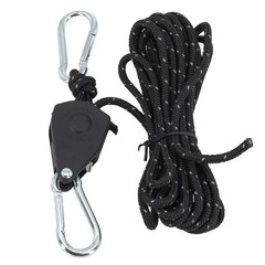 Lanyard Strap Rope Non Slip Rope Buckle Tent Pulley 100g Adjustable Fastener