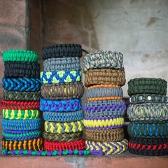 FISHLUND 550 Paracord Rope 4mm 100FT 20 Colors Parachute Rope