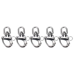 2 PCS Swivel Eye Snap Shackle Quick Release Sailboat CD309012 47/8 Inch
