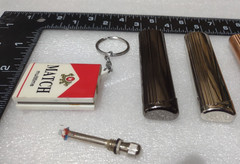 3 Vintage Cigarette Lighters not working & 1 MATCH Multitime