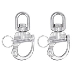 3.5″ Quick Release Snap Shackle, 2 Pack Stainless Steel, 877 Lbs Load – Marine