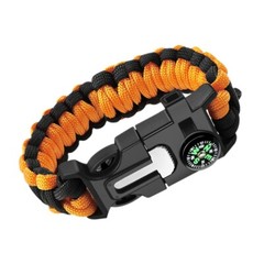 Outdoor Adjustable Paracord Survival Emergency Bracelet Camping Hiking Wristband