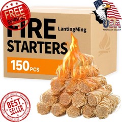 LantingMing Fire Starters 150PCS Natural