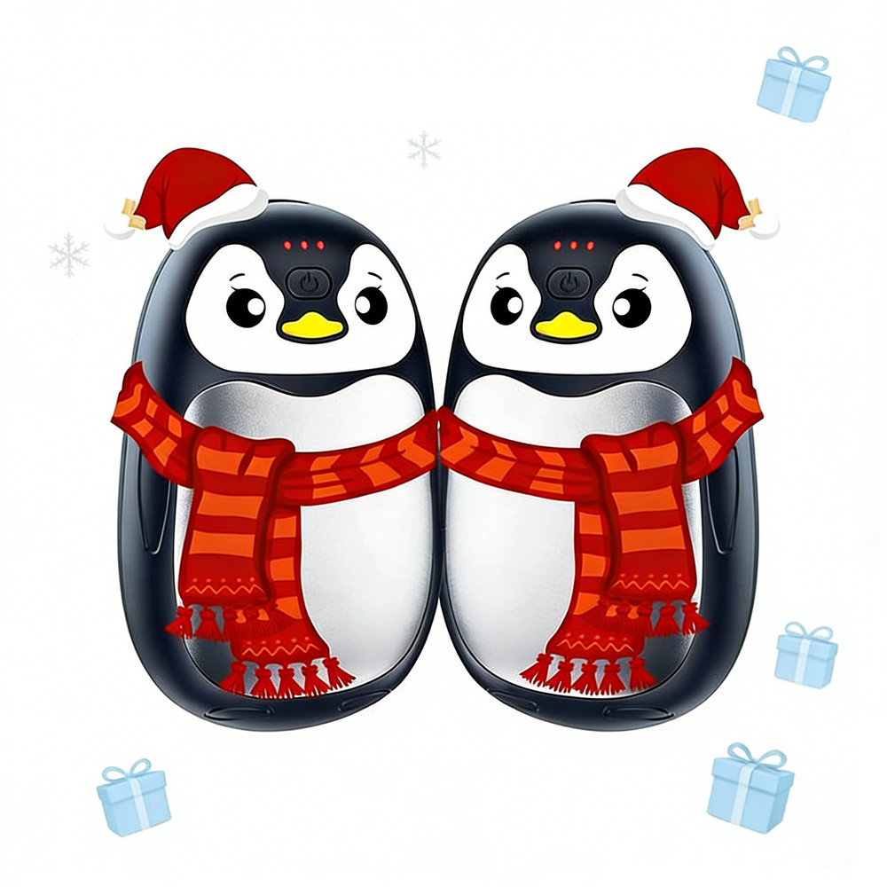 2 Pack Dual-Sided Hand Warmers Rechargeable 8000mAh, Electric Hand Warmer Gifts