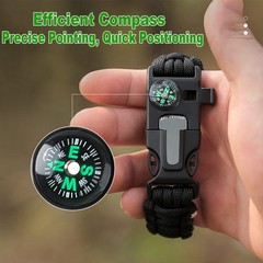 Paracord Bracelets,Survival Bracelets for Men Paracord Tactical 5-in-1 Campin…