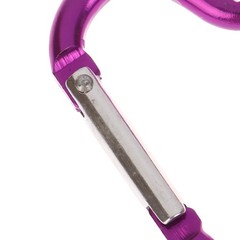 1Pc Heart-shaped Aluminum Alloy Carabiner Key Chain Clip Outdoor Keyring Hook