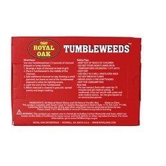 Frontier 205-228-448 Royal Oak All Natural Charcoal Tumbleweed Firestarter