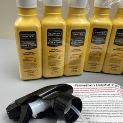 Sawyer Permethrin Insect Repellent Spray 4.5 Oz X 6 Clothing Gear New Sealed