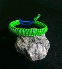 Handmade Adjustable Mini Cobra Paracord Bracelet for a 7″-8″ Wrist