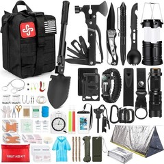 250Pcs Survival Gear First Aid Kit Emergency Tent Emergency Kit for Hiking New