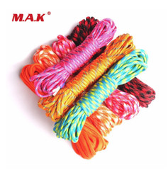Paracord 550 Parachute Cord Lanyard Rope Mil Spec Type III 7Strand Outdoor Climb