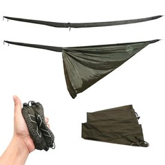 Onewind Tarp Sleeve 12ft, Camping 12ft or 6ft x 5.9ft, Olive Green-2 Pieces