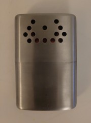 VINTAGE 1960 JON-E Hand Warmer Standard Stainless Steel Made In USA