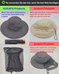 UPF 50+ Mosquito Head Net Hat – Versatile Protection for Gardeners & Adventurers