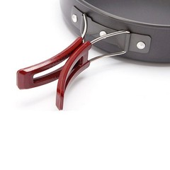 Lightweight Camping Frying Pan with Foldable Handle for Easy Transport