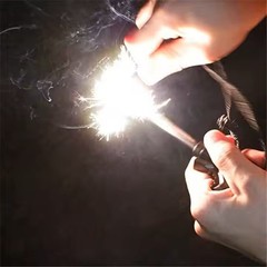 Travel Ferro Rod Fire Starter with Striker Magnesium Fire Starter Fire Tool