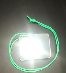 EMERGENCY SIGNAL MIRROR / COMPASS COMBO WITH CORD/MADE IN THE USA