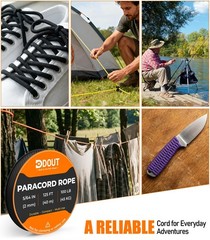 2mm Paracord, Micro Paracord Rope, Thin Braided Cord