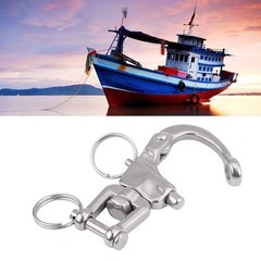 316 Stainless Steel Jaw Swivel Snap Shackle Sailboat Spinnaker Clasps 70mm