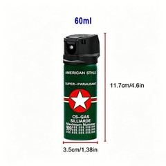 3 Packs Pepper Portable – Self Defense Pepper Spray 60ml