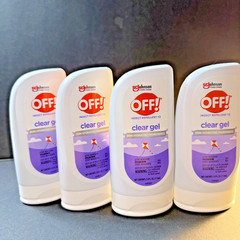 Off! Insect Repellent – Clear Gel – 20% Picaridin 3.8oz / 112mL – Lot Of 4